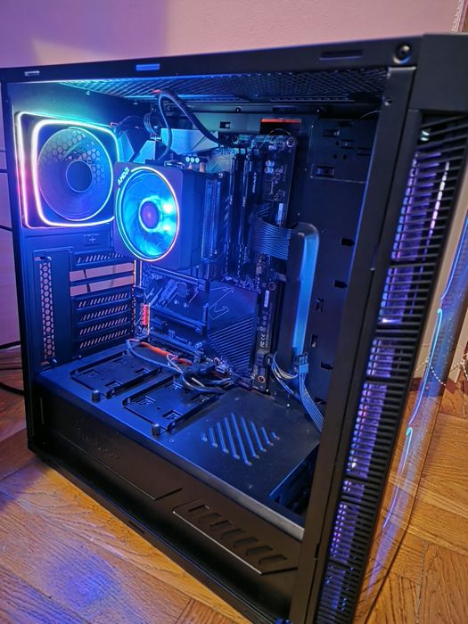 Calculator,unitate PC Ryzen 5 5655G,B550m,16gb DDR4,SSD+HDD,noua