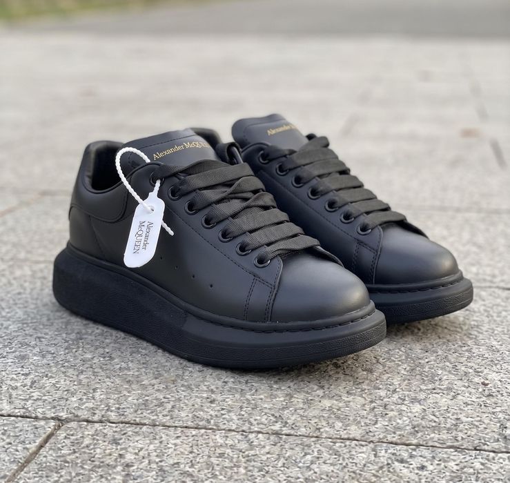 Adidasi Alexander McQueen Negru Full - Premium - Piele