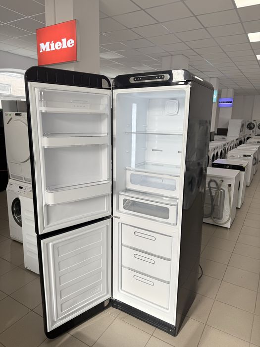 SMEG FAB32 negru – combină frigorifică retro PREMIUM Made in Italy