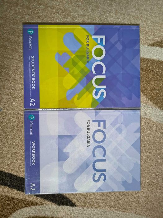 Focus for Bulgaria A2 - учебник + 2 учебни тетрадки по английски език