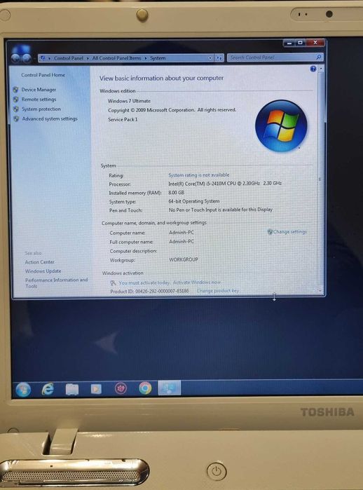 Лаптоп Toshiba Satellite L775