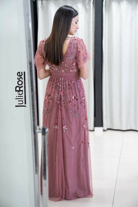 Rochie Mov Burgundiu masura S noua