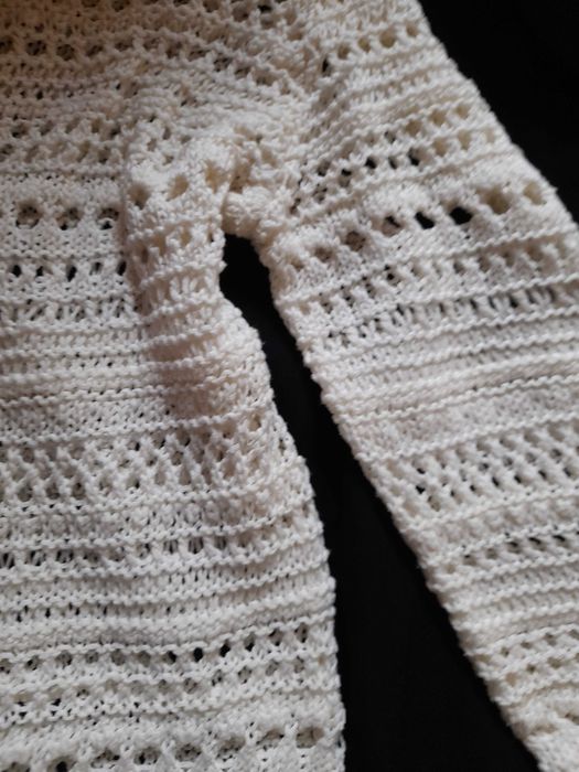 Rochita tricotata de plaja H&M alba, M