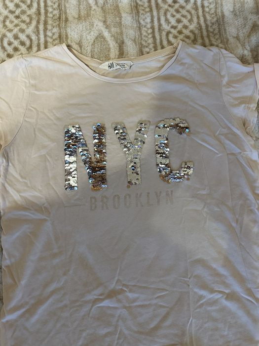 Детска тениска с пайети