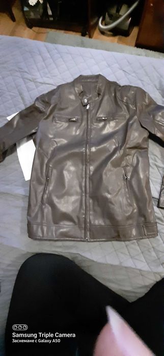 Ново мъжко кожено яке