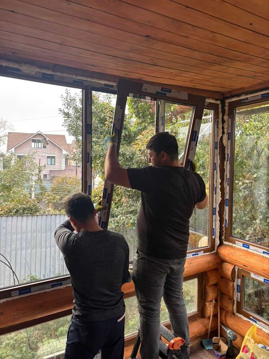 Окна пластиковые, под ключ.