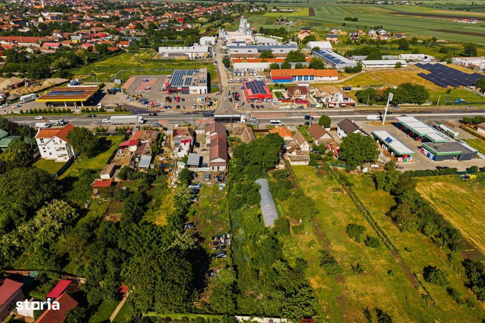 Teren intravilan 1.876 mp, la soseaua principala, Sag - Comision 0%
