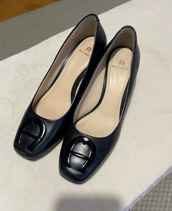 Aigner Кожени Обувки с Ток