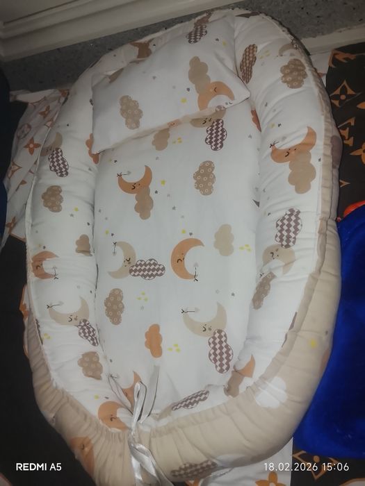 Кокон для новорожденного малыша 0+