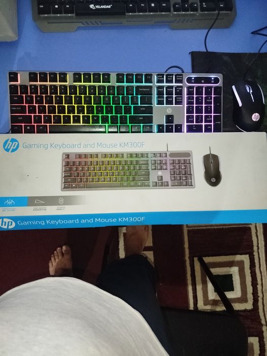 Klaviatura HP KM300F. Sichqoncha bn