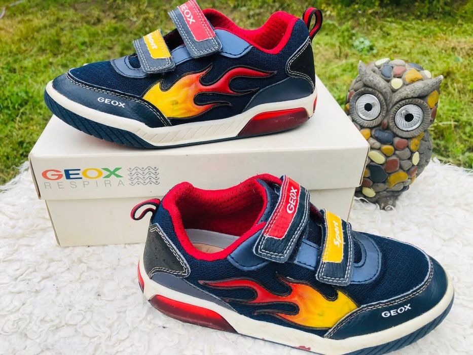 Adidasi baiat GEOX-marimea 32,inter0,51cm,ca Piele Salomon,Adidas,Nike