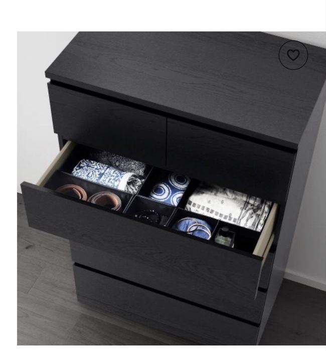 Шкаф MALM ikeq. Ползван е много малко.