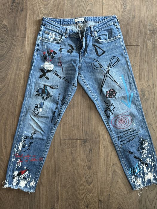 Дамски дънки Зара