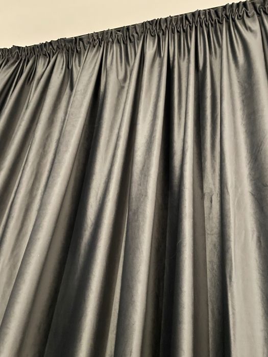 7m draperii noi catifea blackout 100% gri antracit
