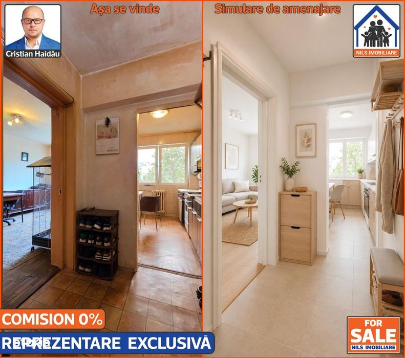 De vanzare: Apartament cu 3 camere in Titan | Comision 0!
