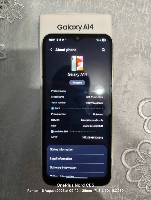 Samsung a14 impecabil