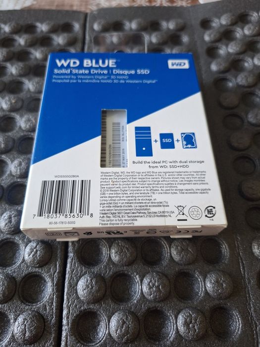 SSD диск WD Blue 3D NAND, 500 GB