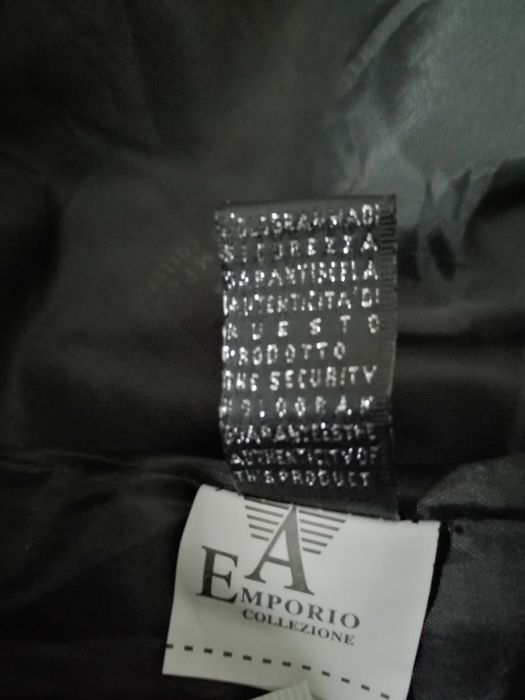 REDUS 600.Geaca piele ecologica EMPORIO ARMANI, marimea L, pt barbati