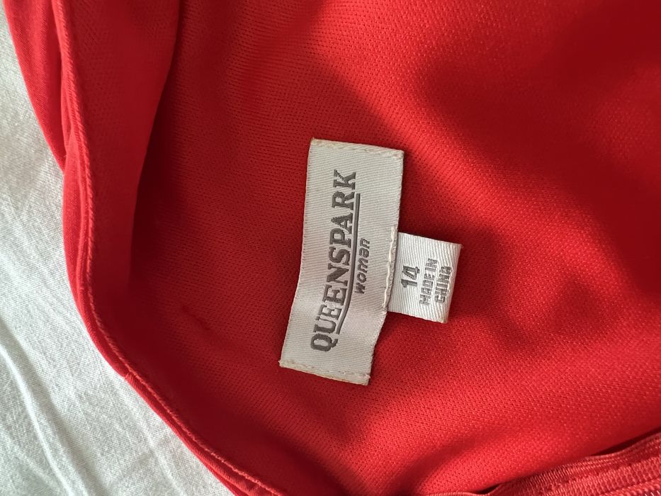 Rochie dama de culoare rosie, nr 42-44