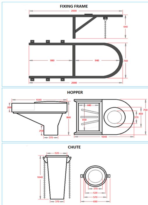 Улеи за строителни отпадъци!!! Сметопровод- Улеи за отпадъци!