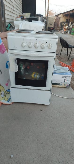 Электрический газ плита