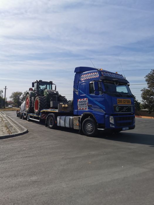 Transport Trailer, Transport Utilaje grele combina, excavator etc