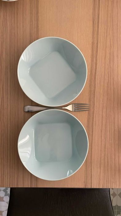 Set 2 farfurii albastre IKEA