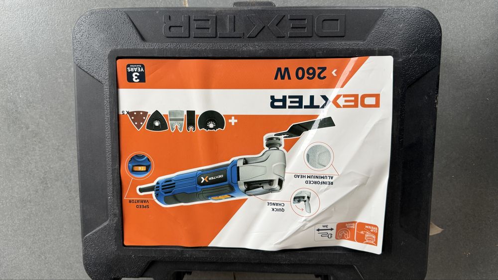 Multifuncțional oscilant Dexter X – 260W (cu accesorii + cutie)