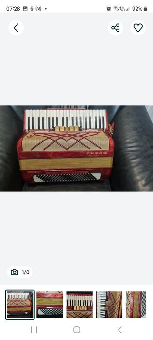 Acordeon Firotti italian 96 Hohner 120 special