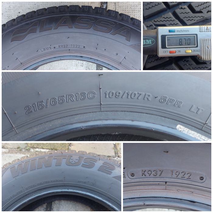 O bucată 215/65 R16C M+S iarnă - una Bridgestone Lassa Falken