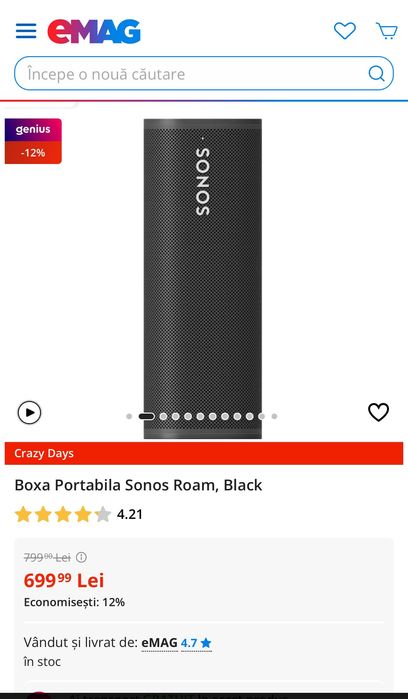 Sonos Boxa Inteligenta