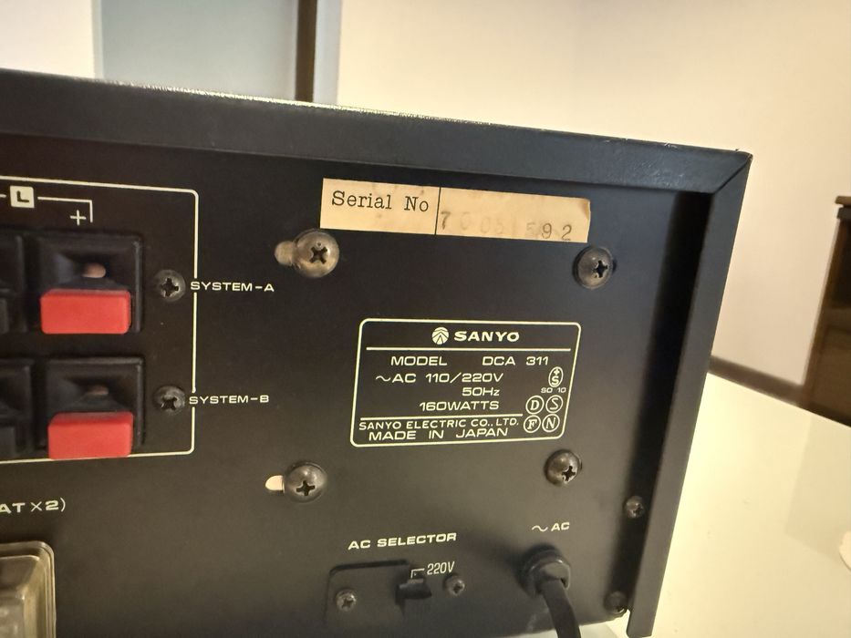 Усилвател SANYO DCA 311
