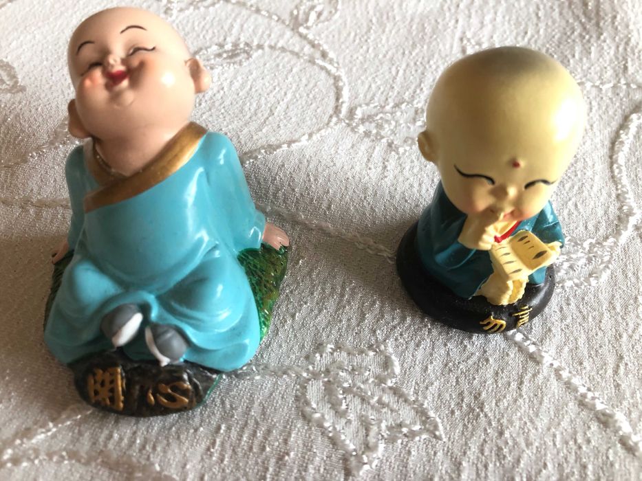 Китайски фън шуй фигурки на монаси, талисмани, ръчна изработка, смола
