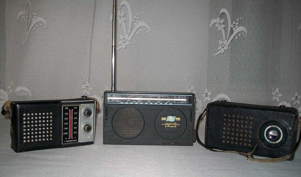 Портативные транзисторные радиоприёмники производства СССР и 1990-х