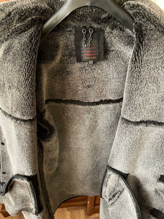 Somoni Мъжко палто/кожух естествена кожа М