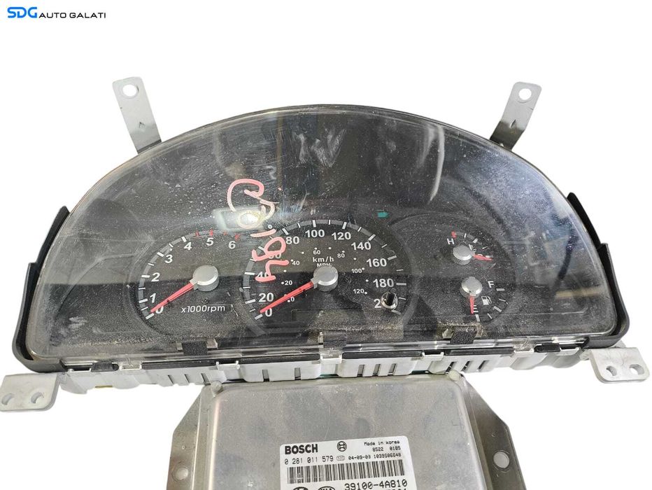 Kit Pornire Complet ECU Calculator Motor Panou Tablou Sigurante Chei Cheie CIP Imobilizator Kia Sorento 2.5 CRDI 2002 - 2009 Cod 39100-4A810 0281011579 4862400597 95600-3E600 BL-ICMAK-1351 95400-3E310 AK-1238 91160-3E070 [L7107]