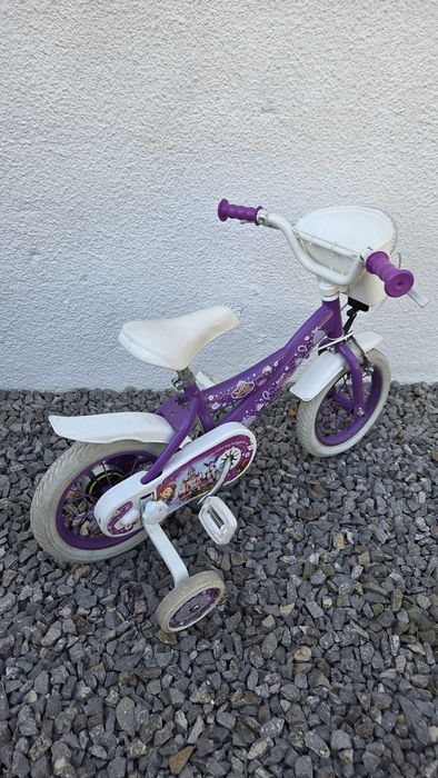 Bicicletă 12" cu roți ajutătoare