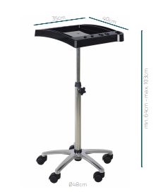 Фризьорска количка Moe 35 х 40 х 64/103 см