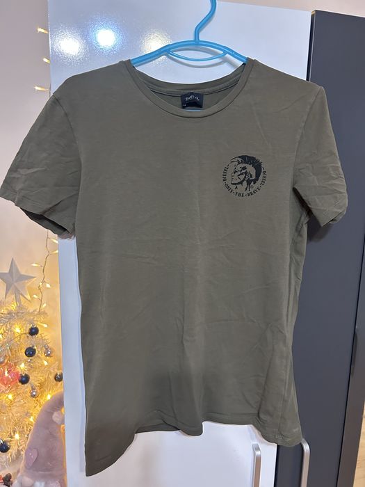 Diesel “Only The Brave” T-shirt | Grey / Green