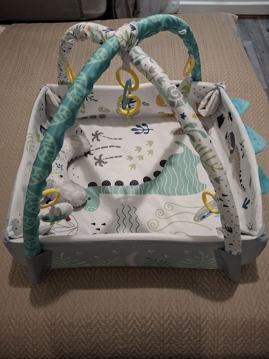 Активна гимнастика Дино - двулицева с възглавница