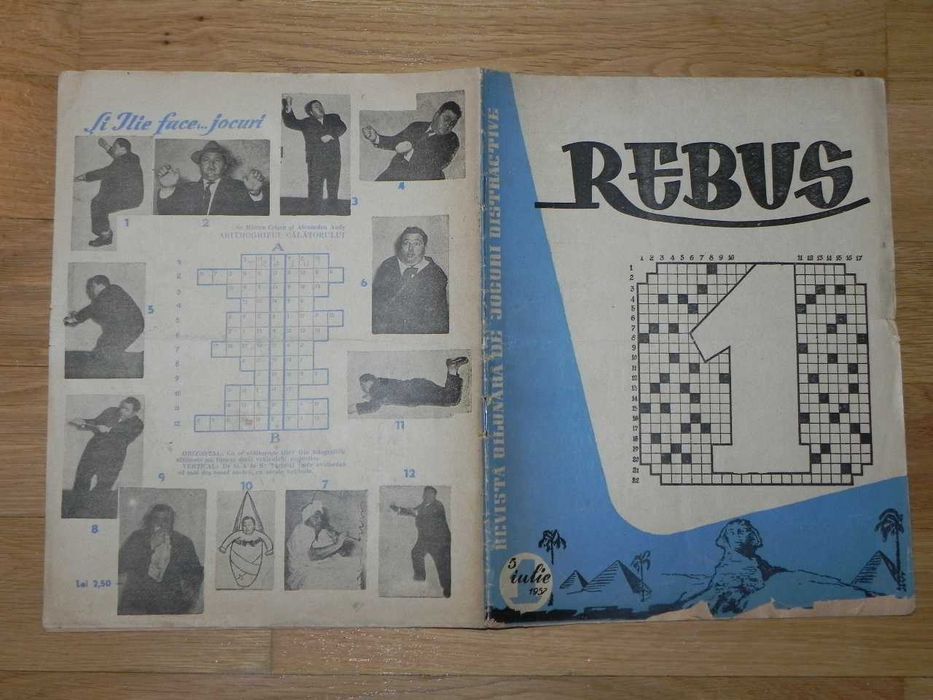 reviste rebus vechi 1957 - 1967 necompletate  rebus plus almanah 2020