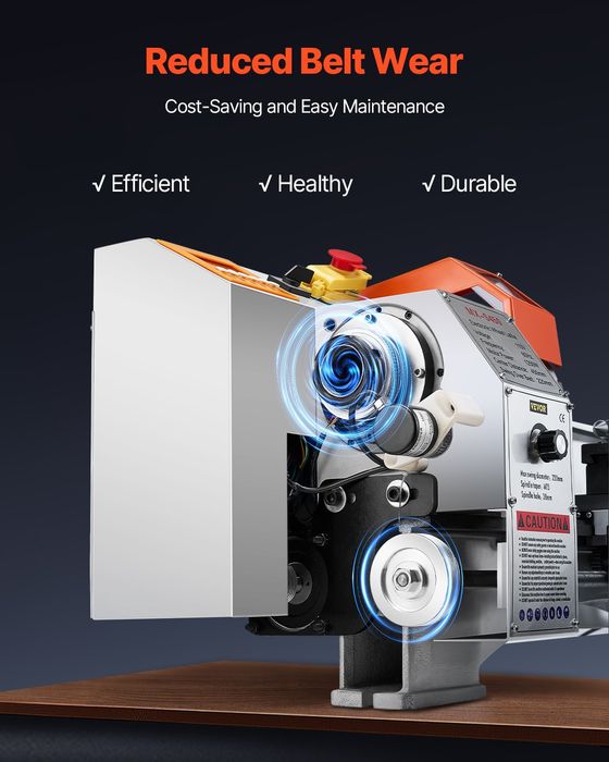 Strung metal automat 220x450mm 0-2500 RPM 1250W