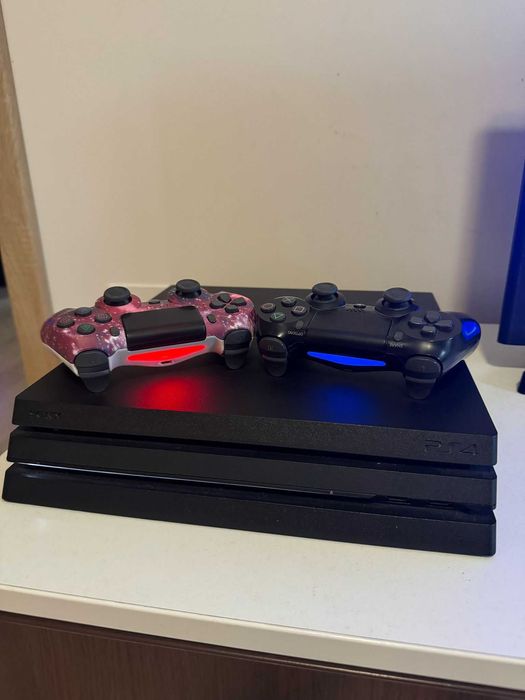 Vand ps4 pro 1TB 2 manete 7 jocuri Timisoara OLX.ro