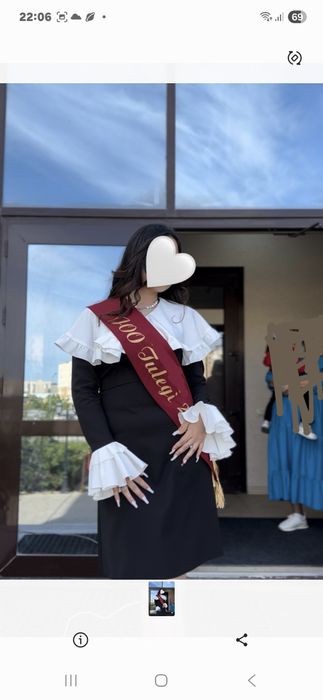 Көйлек мектеп бітіруші қызға