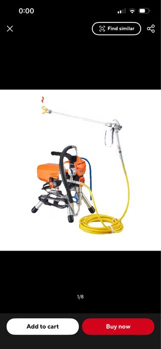 Промоция 299€! Машина за безвъздушно боядисване VEVOR 2200W 2.0L/min