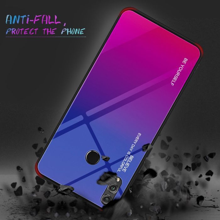 Husa Gradient din sticla pentru Huawei Y6 2019 , Y6s