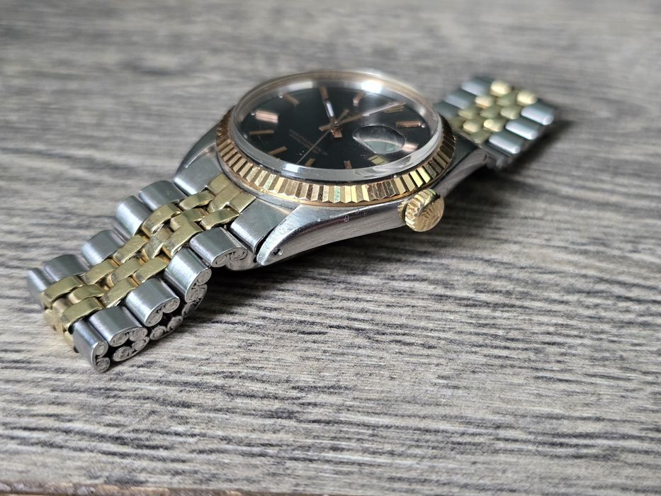 Ceas Rolex Datejust 36,Aur
18K+Otel,referință 1601,