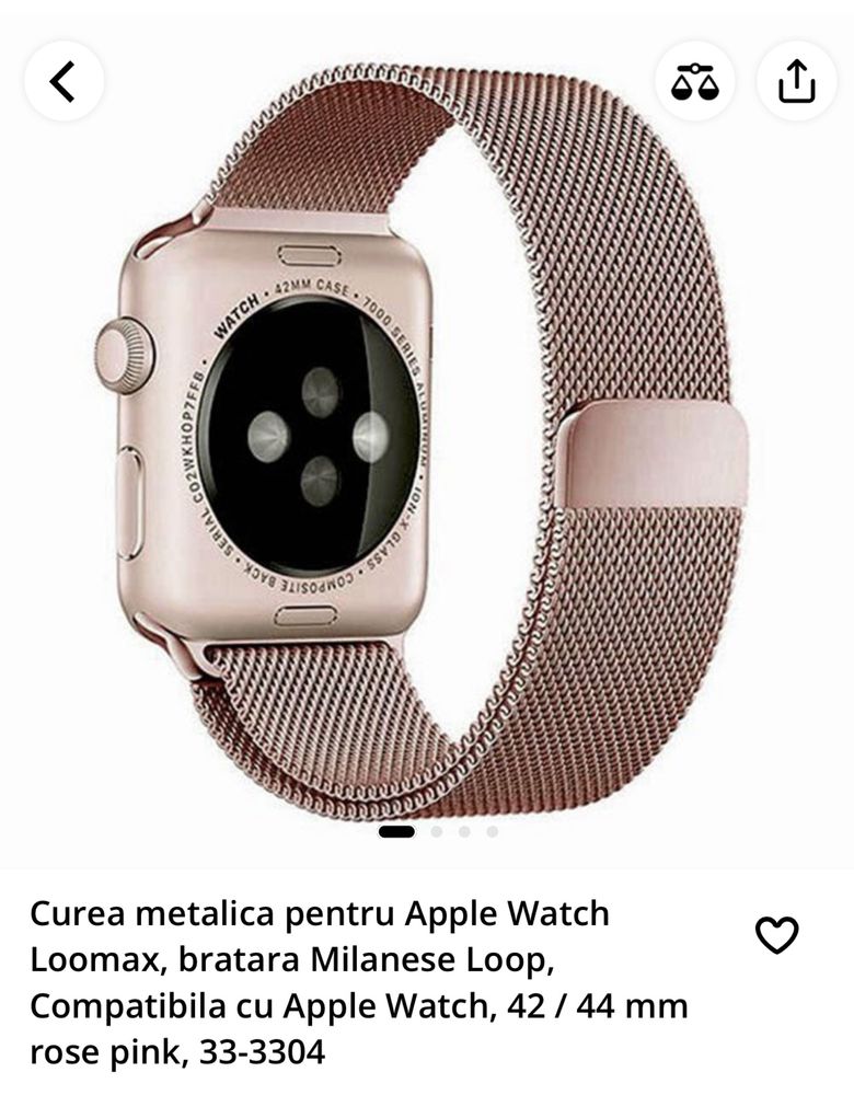 Curea metalica discount apple watch 5