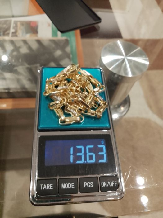 Лот златни ланци + гривна 14К/585