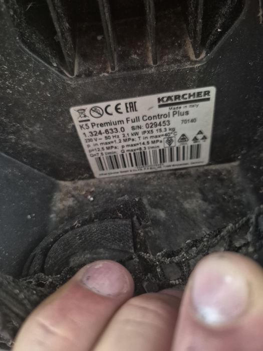 Karcher k5 defect electric la 220v